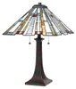 Tiffany Maybeck Bronze Stahl Valiant Schreibtischlampe 2 Produktbild-Vorschau 1