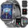 Smartwatch Herren Militär 1,91" HD Display, 500mAh Akku, 3 Produktbild-Vorschau 1