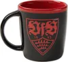 VfB Stuttgart Tasse Wappen schwarz mit rotem Logo Keramik Produktbild-Vorschau 2