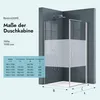 doporro Eck-Duschkabine 90x90x195cm Eckdusche Produktbild-Vorschau 2
