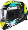 LS2 FF800 Storm II Tracker Helm, schwarz/neon-gelb, S  Produktbild-Vorschau 1