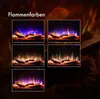 Glow Fire Elektrokamin 'Curie' | LED Standkamin in weiß mit Produktbild-Vorschau 9