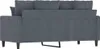 vidaXL 2-Sitzer-Sofa Dunkelgrau 140 cm Samt Produktbild-Vorschau 5