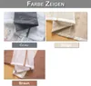 A collage of fabric samples showing different colors of curtains. Produktbild-Vorschau
