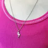 Herzengel HEN-FLAMINGO Mädchen Collier Flamingo Silber pink Produktbild-Vorschau 5