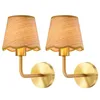 Applique murale Rosikey en rotin vintage - Lampe murale en Voir les images du produit 1