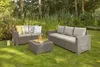 Gartenmöbel Keter California dreisitziges Sofa Cappuccino Produktbild-Vorschau 2