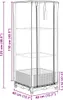 vidaXL Hochbeet mit Gewächshaus-Aufsatz Rattan-Optik Produktbild-Vorschau 8