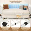 COSTWAY Tagesbett 90x200cm, Schlafsofa mit Ausziehbett, Produktbild-Vorschau 8