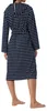 Schiesser peignoir feather terry bathrobe with hood navy Voir les images du produit 2