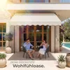 tectake® Klemmmarkise mit Handkurbel einfache Montage Produktbild-Vorschau 6