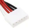 A close-up view of a white connector with multiple colored wires (white, red, black) emerging from it. Anteprima dell’immagine prodotto