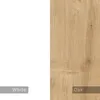 DECORTIE Piri Modernes Bücherregal Display Unit, Eiche- Produktbild-Vorschau 4