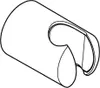 Wandbrausehalter Tempesta 28605_1 chrom Produktbild-Vorschau 2