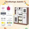 Cucina per bambini COSTWAY con accessori, cucina da gioco Anteprima dell’immagine prodotto 3