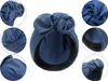 Kreuz-Kopftuch für Damen, einfarbig, mit Schleife, Bandana, Produktbild-Vorschau 6