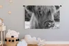 MuchoWow® Wandteppich Wandbehang Nahaufnahme Scottish Produktbild-Vorschau 3