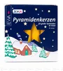 Pyramidová svíčka 18 bílá 18x105mm Náhled obrázku produktu 1