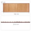 Relaxdays Bambusmatte, 61x182cm, feuchtigkeitsresistent, Produktbild-Vorschau 6