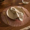 Platssets 6er Set Rund Gold, Tischunterlagen Metallic Produktbild-Vorschau 2