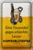 Blechschild  Altes Hausmittel Hopfenblütentee, 30 x 20 cm, Produktbild-Vorschau 2