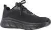 A black Skechers Bobs B Flex Hi sneaker is shown from a side angle against a white background. Voir les images du produit