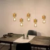 ZMH lampa wisząca 5 płomieni drewniana lampa stołowa 150cm Podgląd zdjęcia produktu 3