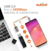 subtel Cavo OTG USB-C (Tipo-C) compatibile con Samsung Anteprima dell’immagine prodotto 6