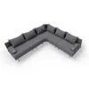 TRADA Gartenecksofa Bahama L Dunkelgrau 298x298 cm Produktbild-Vorschau 4