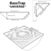 Diagrams and dimensions of a bass trap. Podgląd zdjęcia produktu
