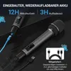 TONOR TW550 Funkmikrofon Set mit Akku – 2x kabellose UHF Produktbild-Vorschau 2