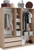Armoire à vêtements Vicco Elmo Sonoma 180x200cm Lot de 2, Voir les images du produit 7