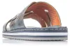 Rieker  Herrenschuhe Hausschuhe Pantolette Blau Freizeit Productafbeelding-voorbeeld 60