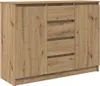 vidaXL Sideboard mit Schubladen Artisan-Eiche 100,5x35x76 Produktbild-Vorschau 2