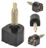 10 párů černých hrotů 12 x 12 mm jako náhrada za podpatky Náhled obrázku produktu 5