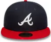 New Era 59FIFTY Cap Atlanta Braves AC Perf blue/red 7 1/8 Produktbild-Vorschau 6