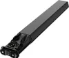 A black electronic component with a connector on one end, isolated on a white background. Produktbild-Vorschau