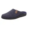 A single blue slipper is shown against a white background. Voir les images du produit