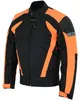 Herren Motorradkombi Textilien Schwarz Grün Orange inkl. Produktbild-Vorschau 2