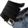 Elegante cintura elastica in tessuto nero solido Anteprima dell’immagine prodotto 3