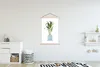 MuchoWow® Textilposter Zimmerpflanze - Blumentopf - Weiß Produktbild-Vorschau 2
