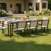 Gartentisch - Braun 90x150x72h cm Produktbild-Vorschau 1