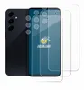 A dark smartphone is shown next to three clear screen protectors, with the brand logo and text 'AIRGLASS' visible on one of the protectors. Produktbild-Vorschau