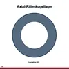 Axial-Rillenkugellager 51109 ID 45mm AD 65mm B.14mm NKE Produktbild-Vorschau 3