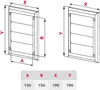 Kratka wentylacyjna KOTARBAU® 140x140 mm biala Pokrywa z Podgląd zdjęcia produktu 2
