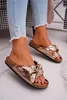 Damen Pantoletten Kork Hausschuhe Sommer Freizeit Schuhe Produktbild-Vorschau 2