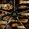 Kaisertal KT-016, Rond, Wok-/Roerbakpan, Zwart, IJzer, 26 Productafbeelding-voorbeeld 5
