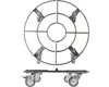Pflanzenroller Metall Ø 38 cm H 90 mm grau Produktbild-Vorschau 3