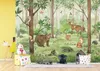 Sanders & Sanders Fototapete Waldtiere Grün und Braun 375 x Produktbild-Vorschau 4