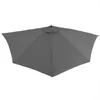 KINGSLEEVE® Demi-parasol Ø 270 cm anthracite Parasol de Voir les images du produit 5